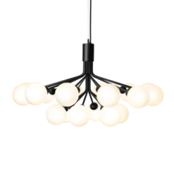 Nuura Apiales 18 satin svart/opal