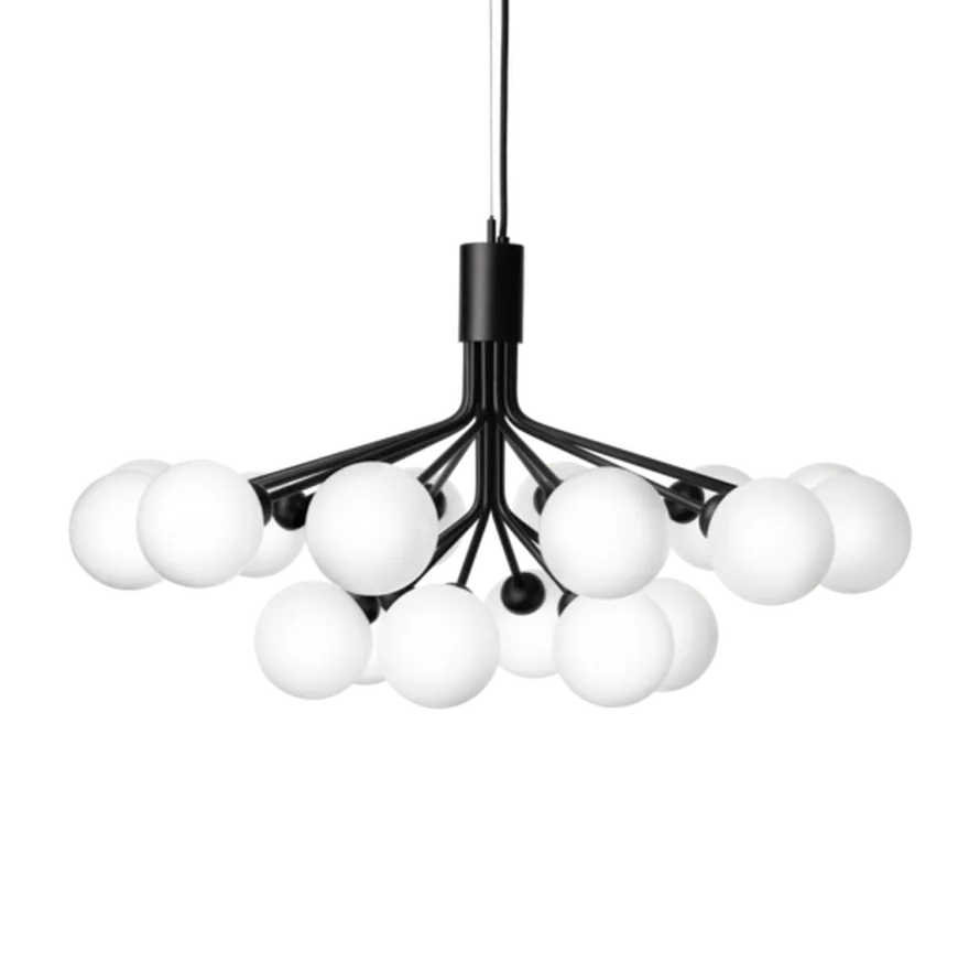 Nuura Apiales 18 satin svart/opal