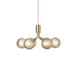 Nuura Apiales 6 taklampe messing / optic gold