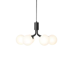 Nuura Apiales 6 taklampe satin svart / opal