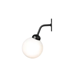 Nuura Apiales vegglampe - direkte montering - Svart/Opal