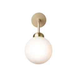 Nuura Apiales vegglampe - direkte montering - messing/Opal