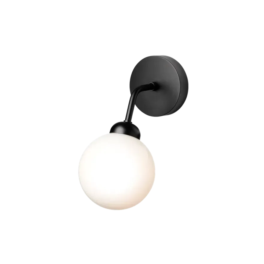 Nuura Apiales vegglampe - svart/Opal
