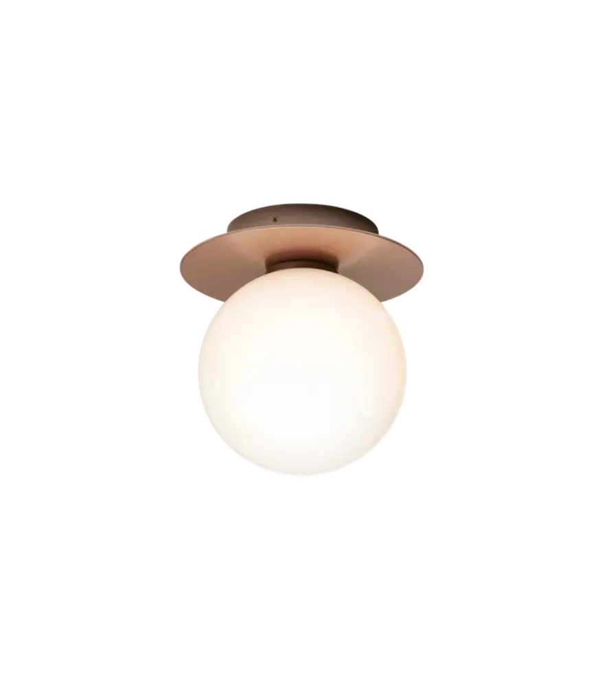Nuura Liila 1 utendørslampe - mørk bronse/opal