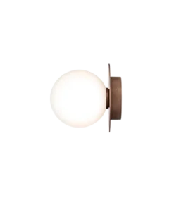 Nuura Liila 1 utendørslampe - mørk bronse/opal