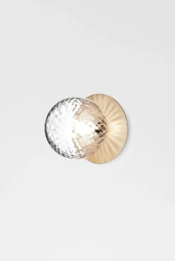 Nuura Liila 1 vegglampe/taklampe - medium - nordic gold / optikk