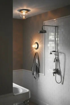Nuura Liila 1 vegglampe/taklampe - medium - nordic gold / opal