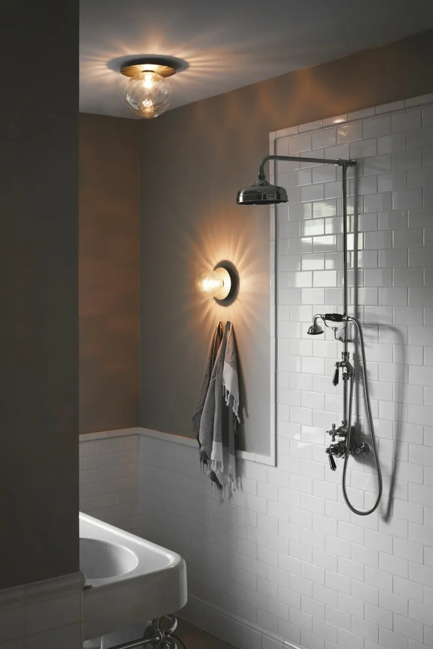 Nuura Liila 1 vegglampe/taklampe - medium - light silver / optikk