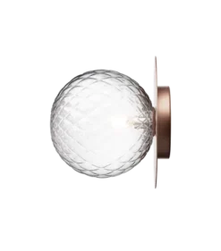 Nuura Liila 1 vegglampe/taklampe - large - bronse / optikk