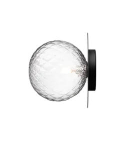 Nuura Liila 1 vegglampe/taklampe - large - svart / optikk