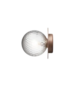 Nuura Liila 1 vegglampe/taklampe - medium - bronse/optic