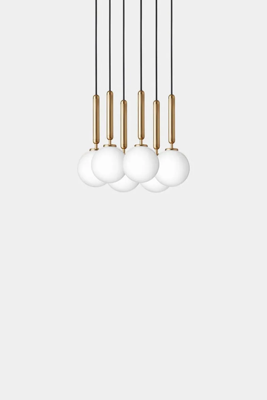 Nuura Miira 6 messing / opal