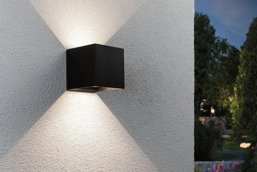 Nyara oppladbar vegglampe opp/ned lys med sensor
