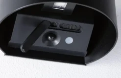 Nyara rund oppladbar vegglampe opp/ned lys med sensor