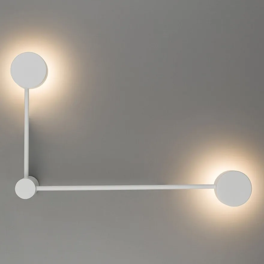 Orbit 2 vegglampe 20/40 - Hvit