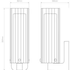 Ottavino vegglampe IP44 - Krom