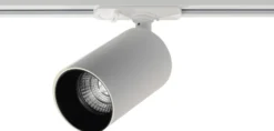 Oz spotskinne 5 spotter 2 meter - Pure white/Svart