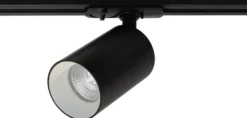Oz spotskinne 5 spotter 2 meter - Svart/Gull