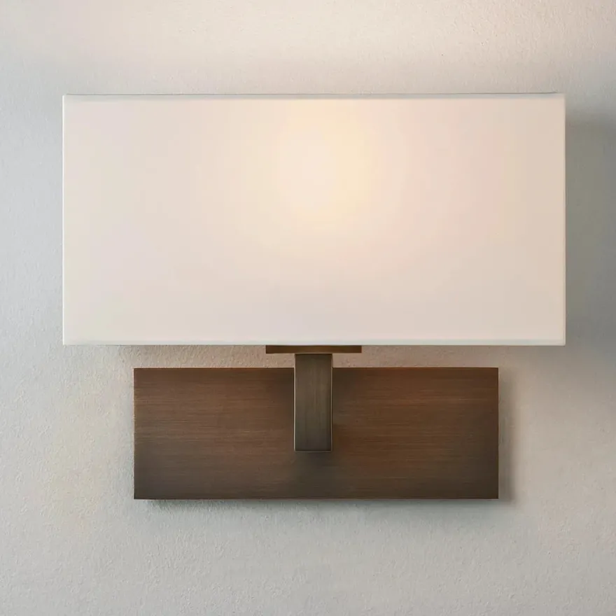 Park Lane vegglampe med skjerm