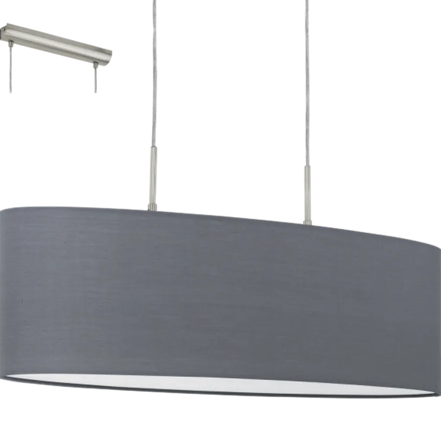Pasteri taklampe 75 - Grå