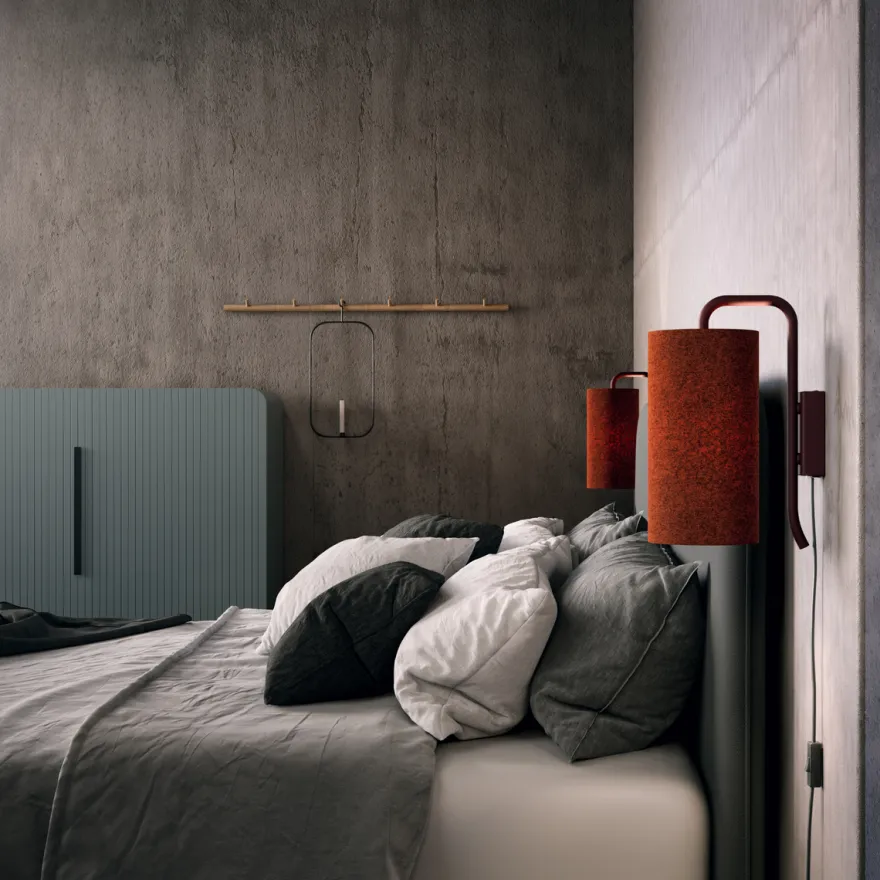 Pensile vegglampe small med skjerm