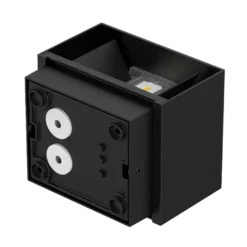 Plaza vegglampe utendørs opp/ned 10W IP65 3000 Kelvin - Svart