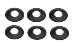 Plejd smart lavtbyggende spot / downlight 2200-4000K IP44 8W RA90 - 6 pakning