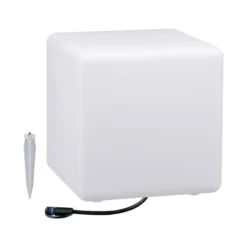 Plug & Shine Cube 30x30 cm 6,5W 3000 Kelvin IP67 - Med jordspyd