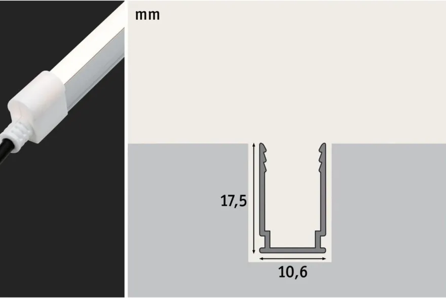 Plug & Shine Led strip profil 1 meter