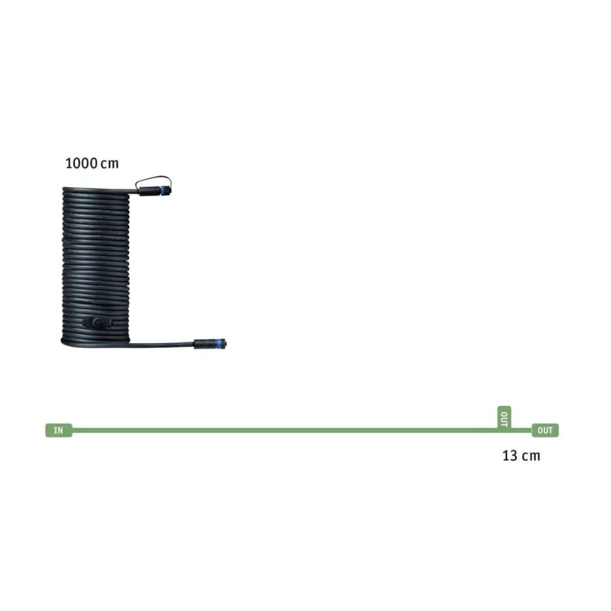 Plug & Shine 10 meter kabel med 2 utganger