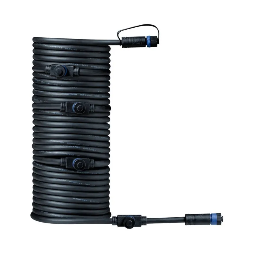 Plug & Shine 10 meter kabel med 5 utganger