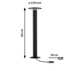 Plug & Shine Plate pullert IP44 60 cm 6,1W 3000 Kelvin - 24 Volt