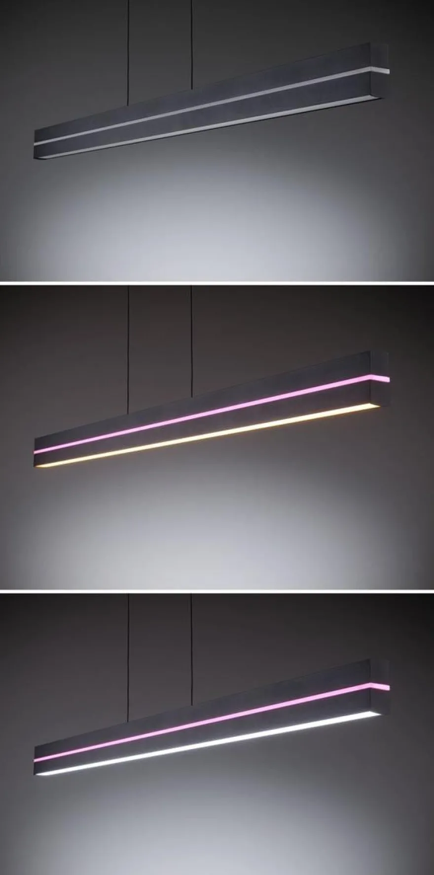 Raiko takpendel 19/6W 2700-6500 Kelvin RGB med fjernkontroll