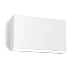 Rapido K2 vegglampe utendørs opp/ned IP65 12W LED 3000K Dimbar - Hvit