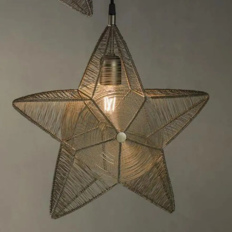 Rigel adventsstjerne 50 cm - Champagne
