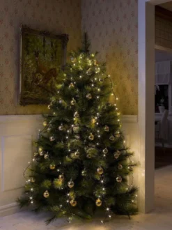 Ring slynge for juletre 5x40 LED 240 cm - Amber
