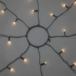 Ringslynge 2,4 meter Firefly 8 x 30 amber LED - Frostet