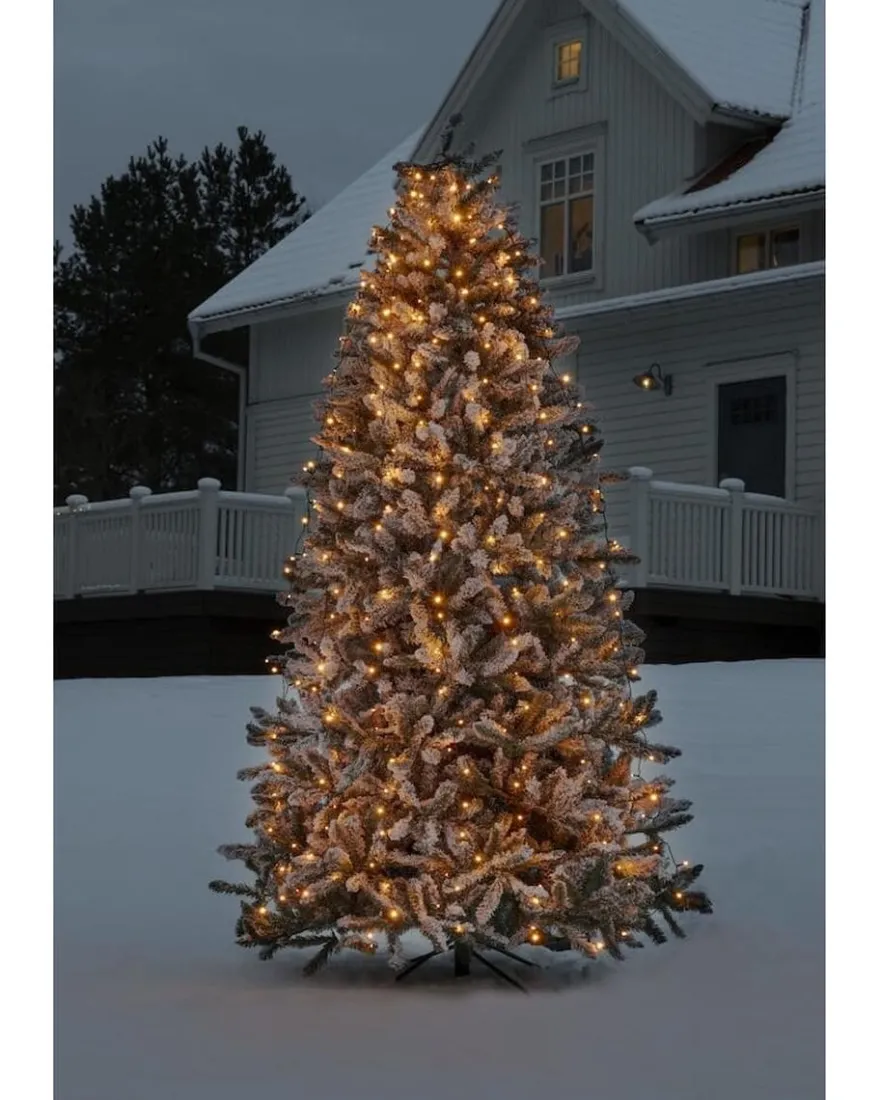Ringslynge 2,4 meter Firefly 8 x 30 amber LED - Frostet