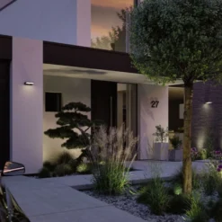 Ronas vegglampe utendørs 3,4W 3000 Kelvin m/bevegelses sensor - Solcelle
