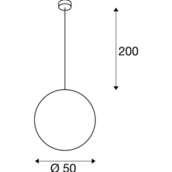Rotoball 50 cm takpendel