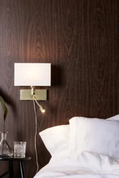 Savoy vegglampe - Messing - Messing