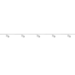Secco spotskinne 5 spotter 2 meter - Pure white