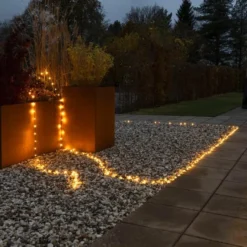 ShineLine 100 amber micro led slynge 10 meter IP44 - Utendørs