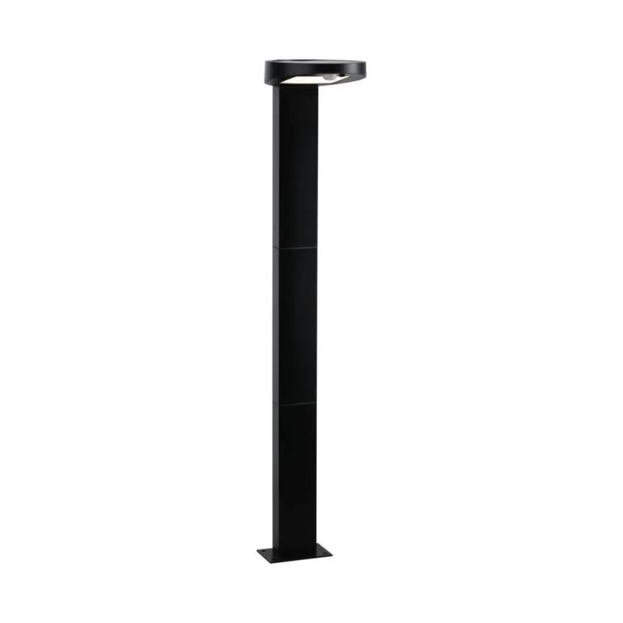 Solar LED pullert 1,2W 3000 Kelvin m/bevegelses sensor IP44 - Solcelle