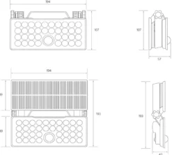Solar portabel vegglampe 10W 3000 Kelvin IP65 utendørs med solcelle og sensor