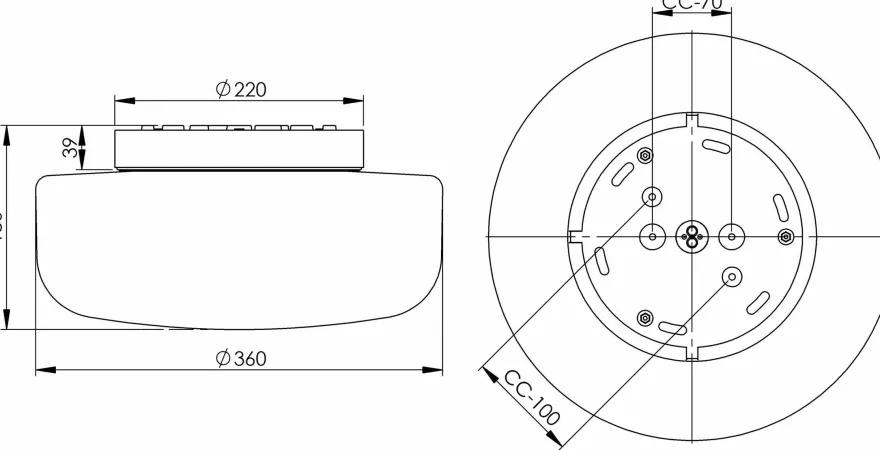 Solenne 360/176 tak/vegglampe IP44 E27