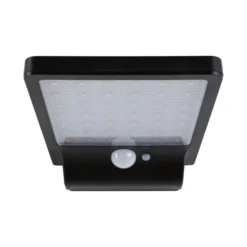 Solveig vegglampe utendørs 4,8W 3000 Kelvin m/bevegelses sensor - Solcelle