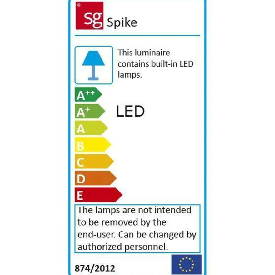 Spike grafitt 1100 LED + opplys