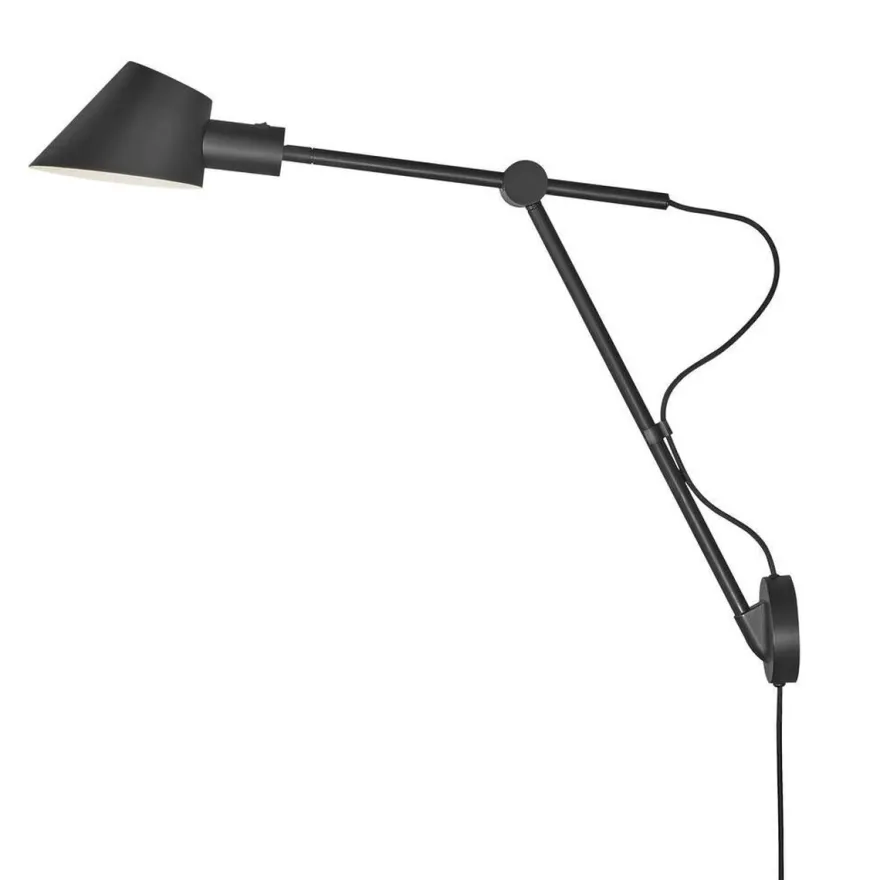 Stay Long vegglampe - Svart