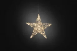 Stjerne akrylplast 34cm